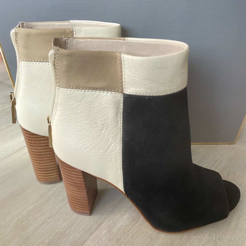 Louise et Cie peep toe short boot